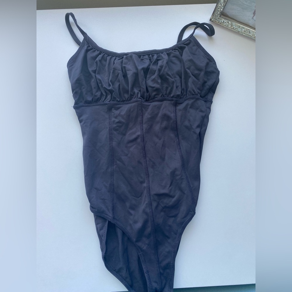 Rouched Grey Sansha Leotard